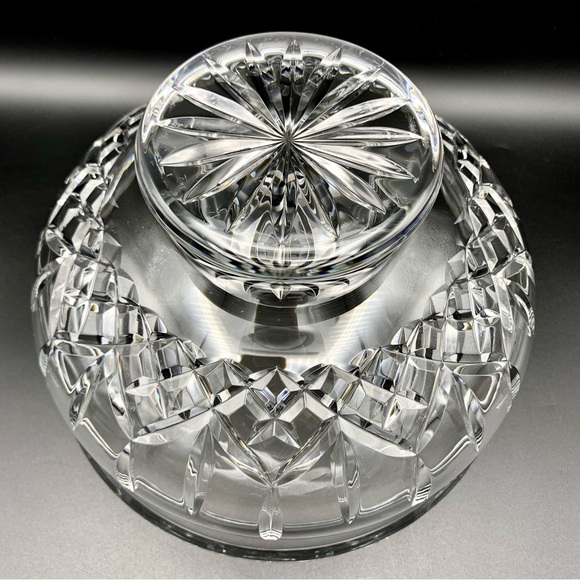 Waterford Crystal Lismore Footed Bowl 10” 8-LB Punch Bowl MSRP-$525 UNUSED EXLNT - Picture 11 of 16
